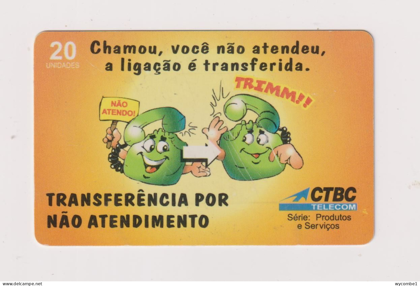 BRASIL - Call Transfer Inductive Phonecard - Brasile