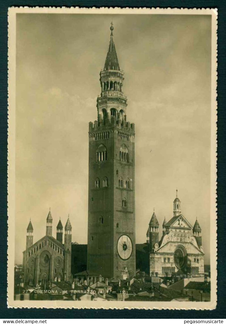 BD102 - CREMONA - IL TORRAZZO - 1946 - Cremona