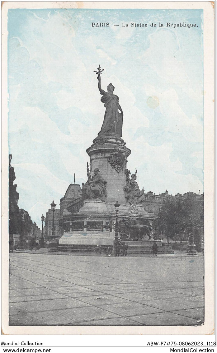 ABWP7-75-0535 - PARIS - La Statue De La République - Estatuas