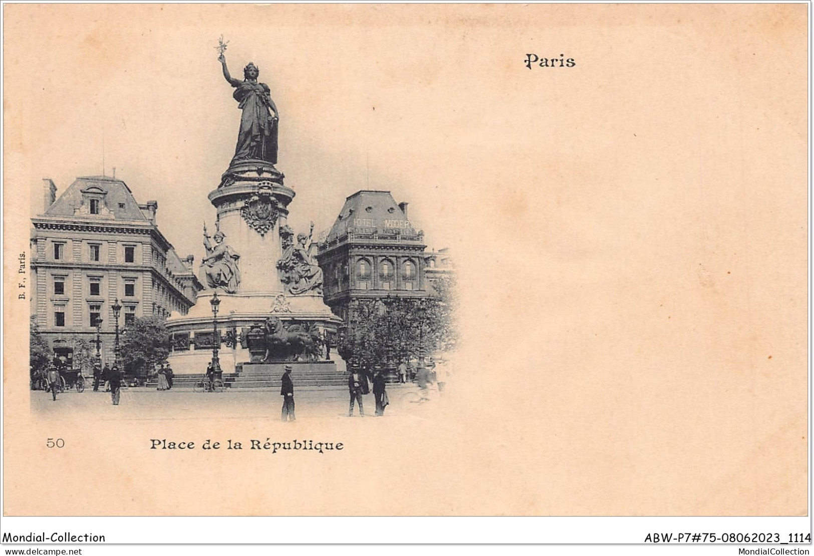 ABWP7-75-0533 - PARIS - La Place De La République - Statue
