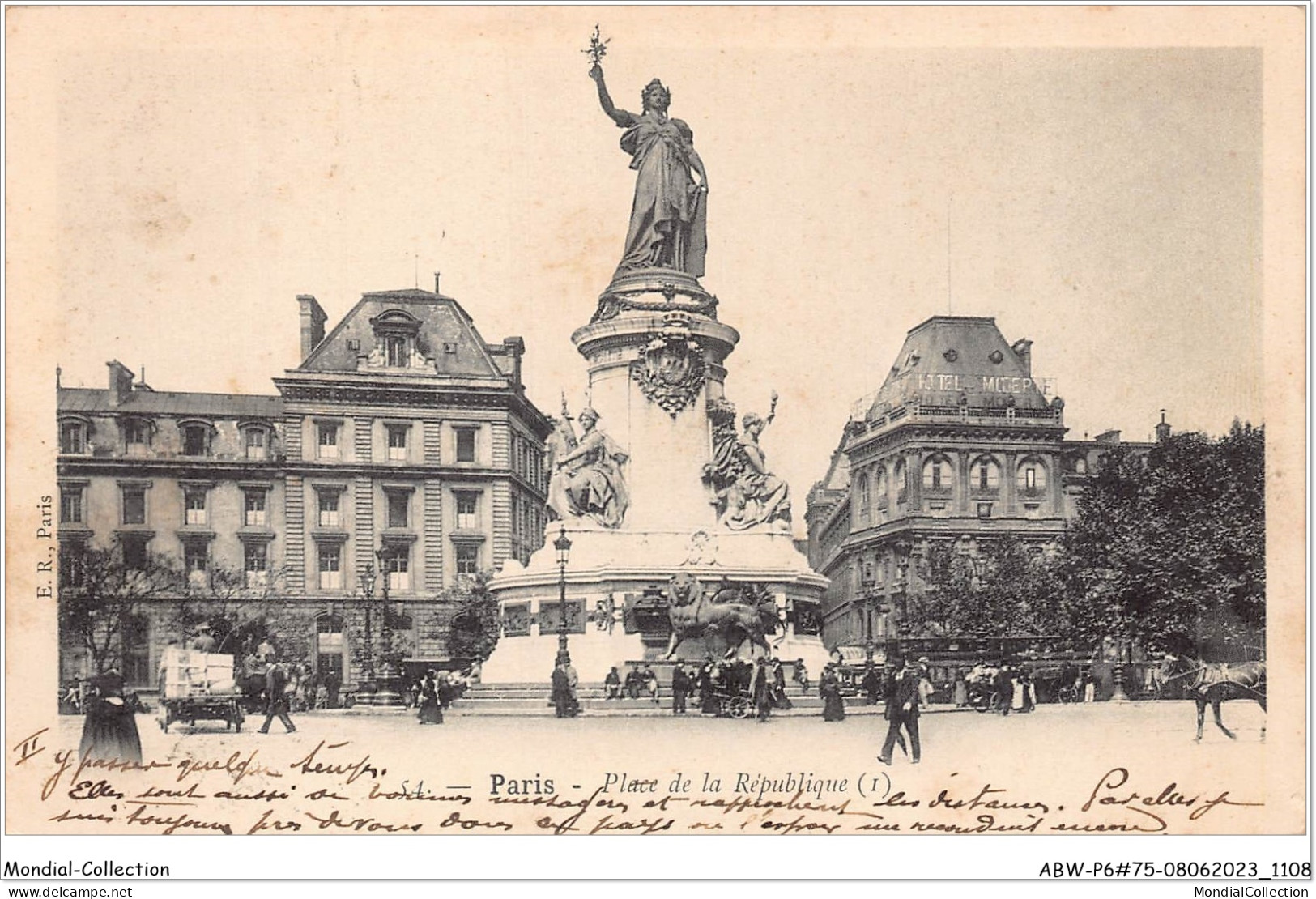 ABWP6-75-0530 - PARIS - Place De La République - Statues
