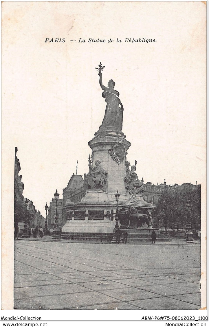 ABWP6-75-0526 - PARIS - La Statue De La République - Statuen