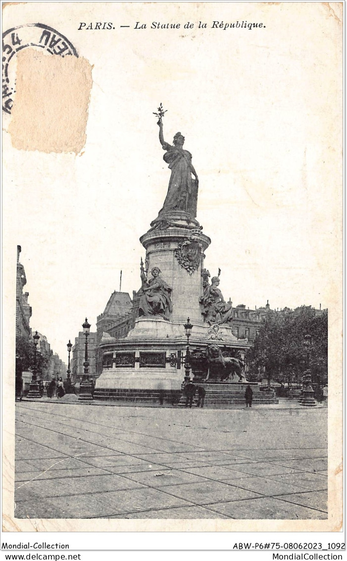 ABWP6-75-0522 - PARIS - La Statue De La République - Statues