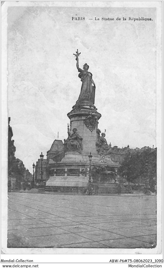 ABWP6-75-0521 - PARIS - La Statue De La République - Statues