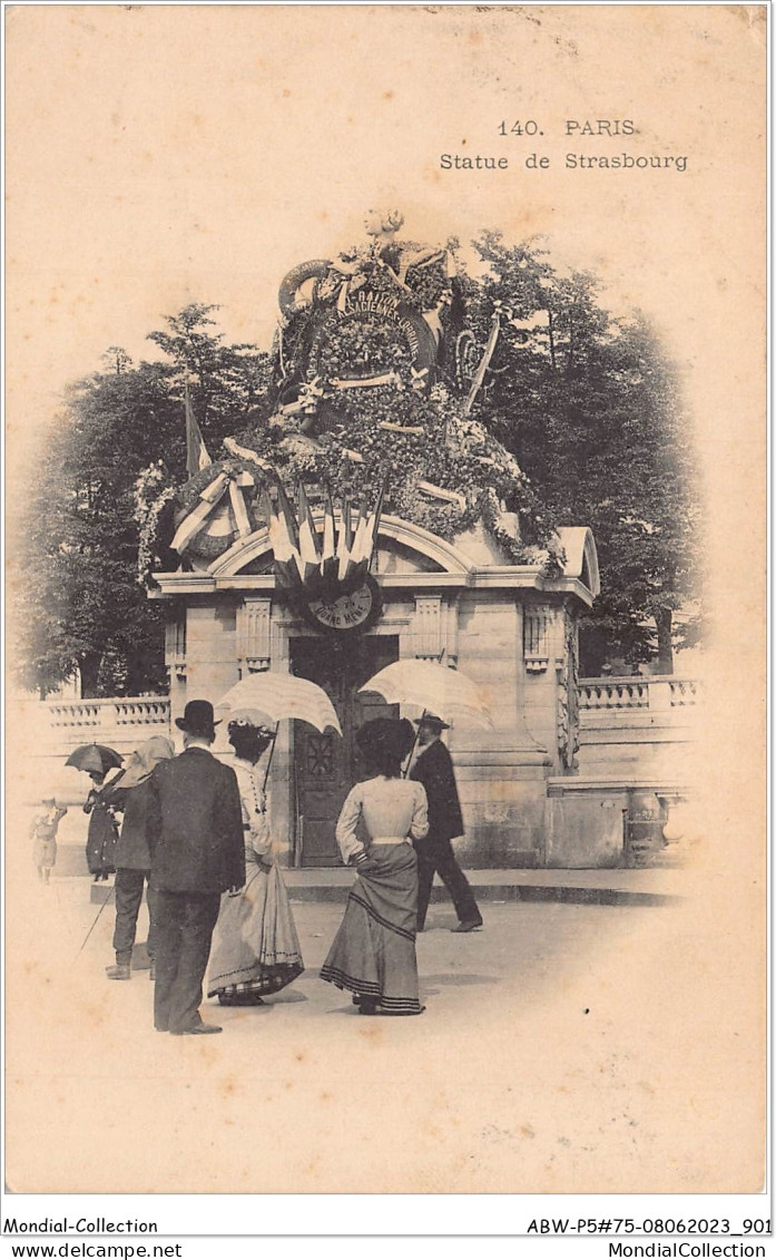 ABWP5-75-0426 - PARIS - Statue De Strasbourg - Statues