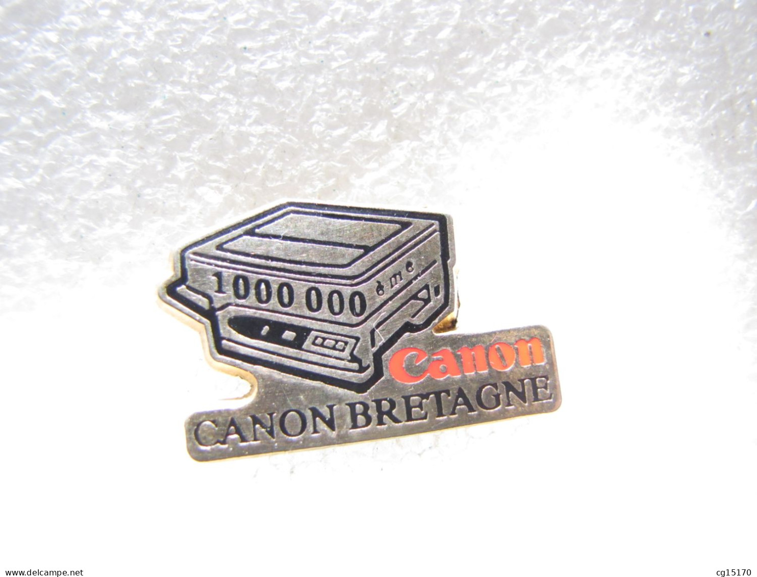 PIN'S    CANON  BRETAGNE  Zamak   Dorure Légèrement Ternie - Informatik