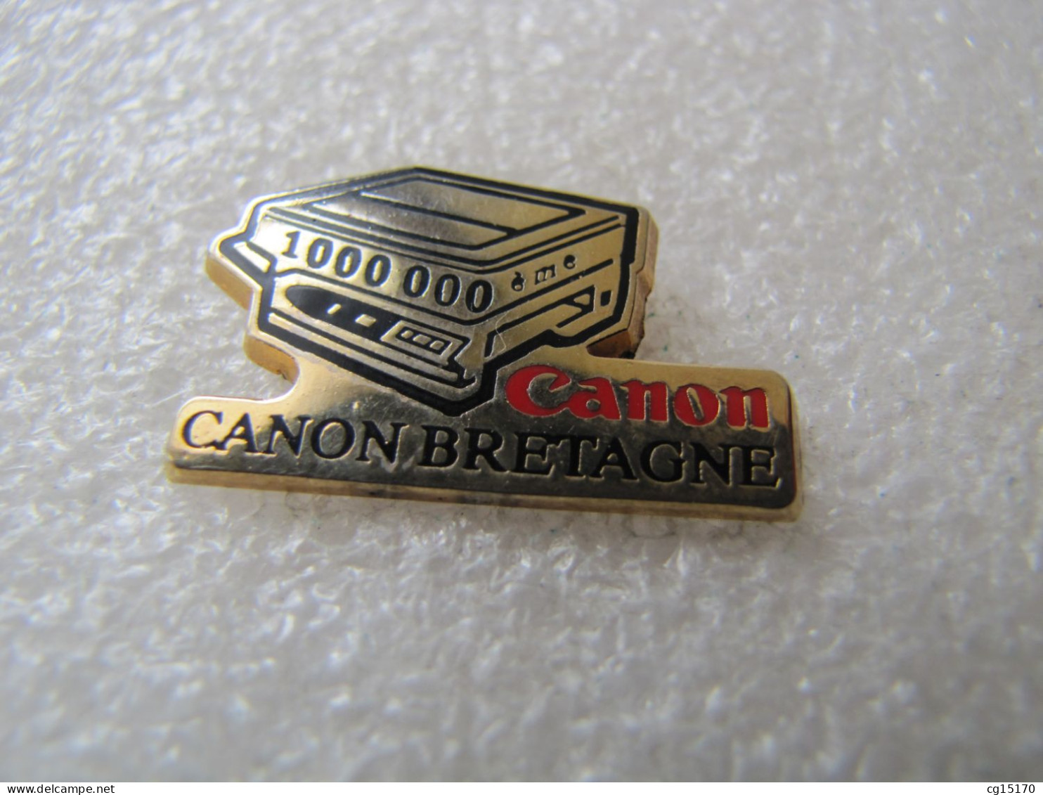 PIN'S    CANON  BRETAGNE  Zamak   Dorure Légèrement Ternie - Informatica