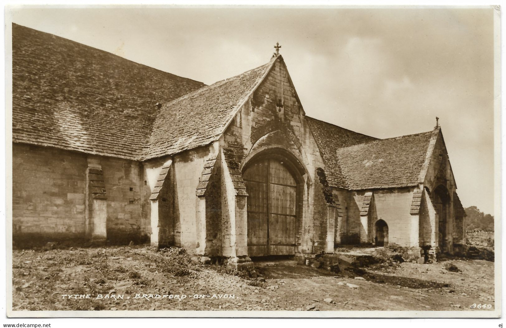 Tythe Barn Bradford-on-Avon Real Photo - Unused - Autres & Non Classés