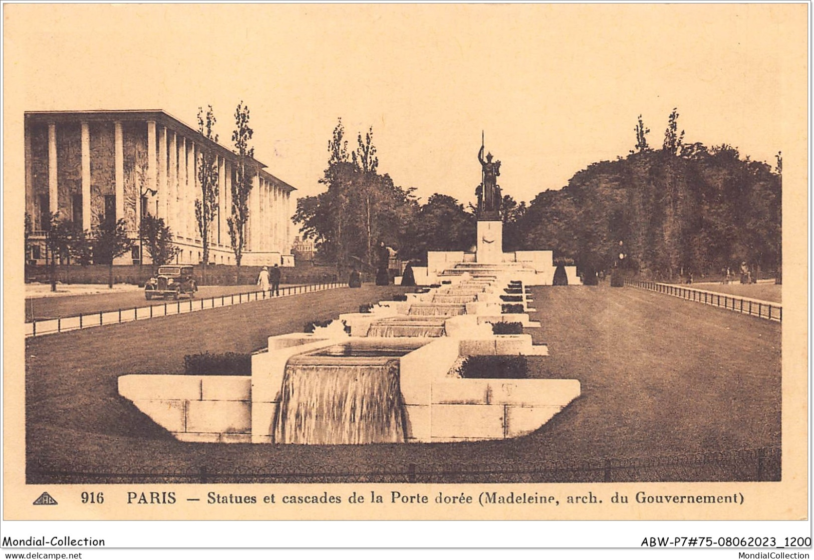 ABWP7-75-0576 - PARIS - Statues Et Cascade De La Porte Dorée - Statues