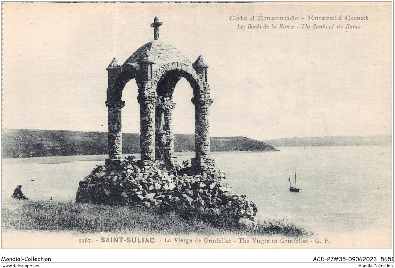 ACDP7-35-0598 - SAINT-SULIAC - La Vierge De Grinfollet - Saint-Suliac