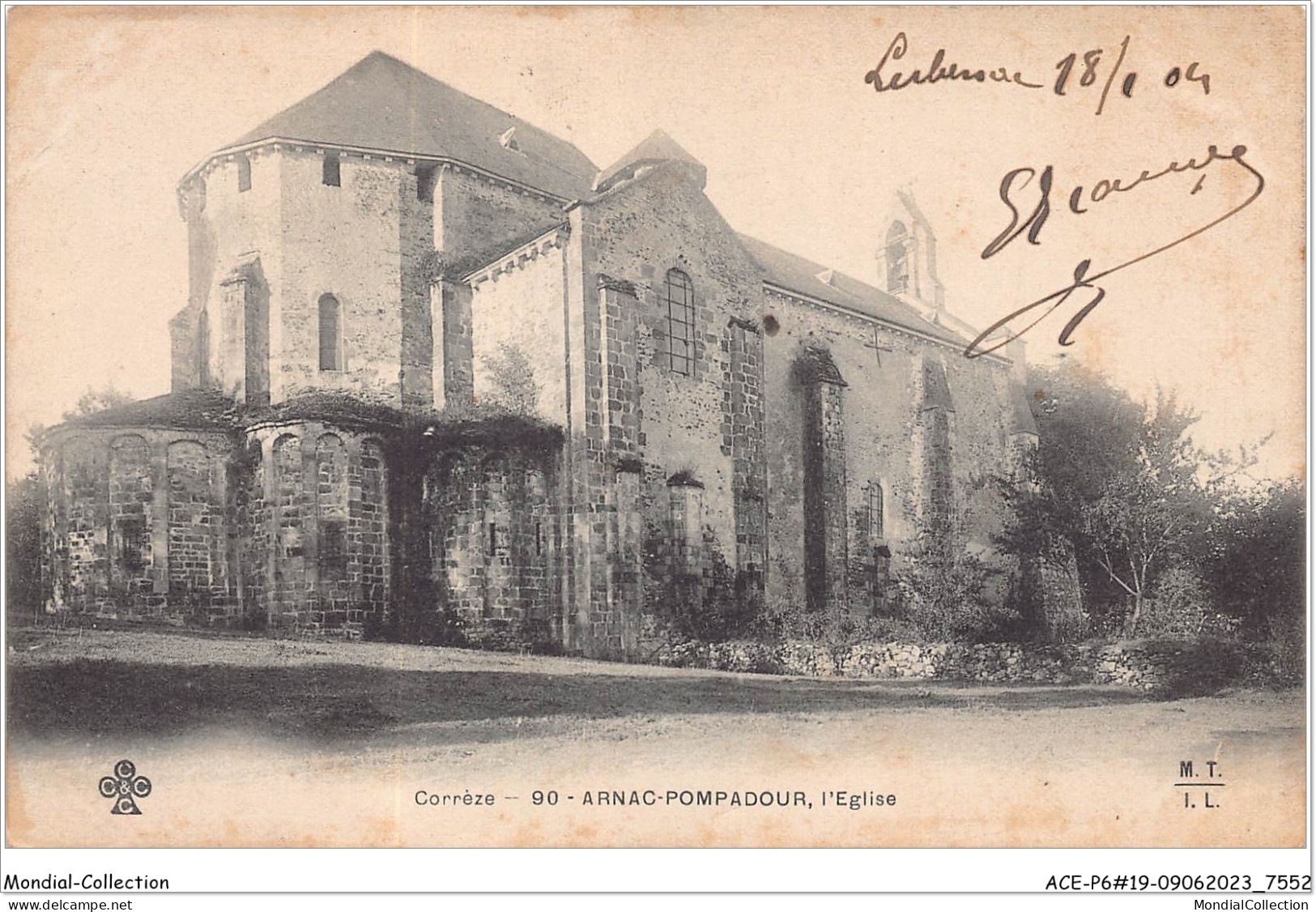 ACEP6-19-0512 - ARNAC-POMPADOUR - L'église - Arnac Pompadour