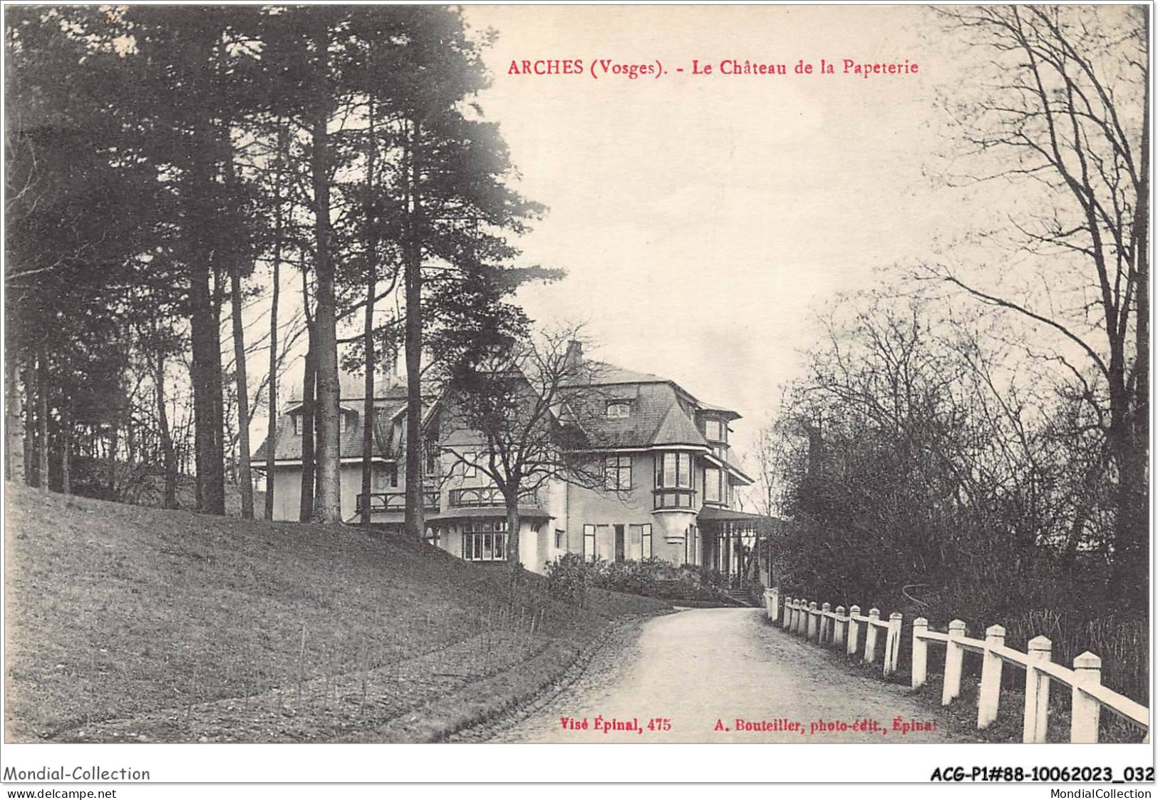 ACGP1-88-0016 - ARCHES - Le Chateau De La Papeterie - Arches