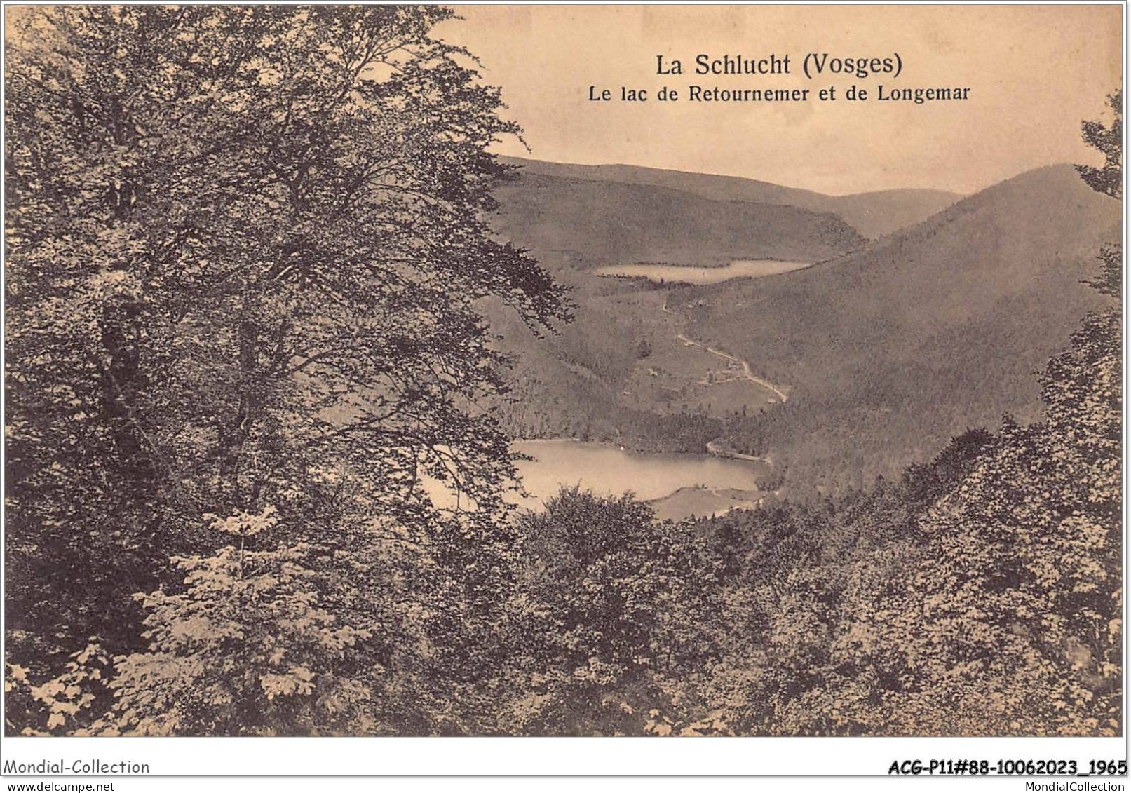 ACGP11-88-0984 - LA SCHLUCHT - Le Lac De RETOURNEMER Et De Longemar - Xonrupt Longemer
