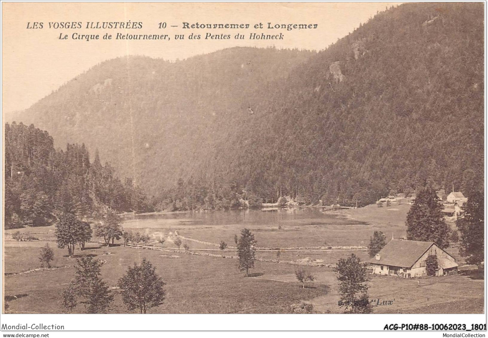 ACGP10-88-0903 -  RETOURNEMER Et LONGEMER - Le Cirque De RETOURNEMER - Vu Des Pentes Du HOHNECK - Xonrupt Longemer