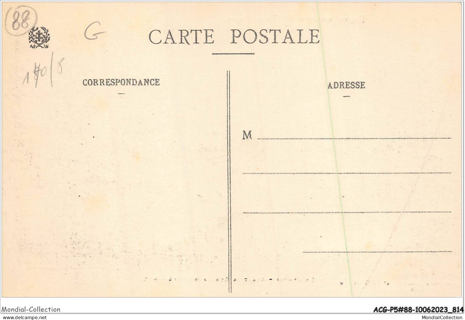 ACGP5-88-0408 - PROVENCHERES-SUR-FAVE - Le Centre - Avant La Guerre De 1914-1915 - Provencheres Sur Fave