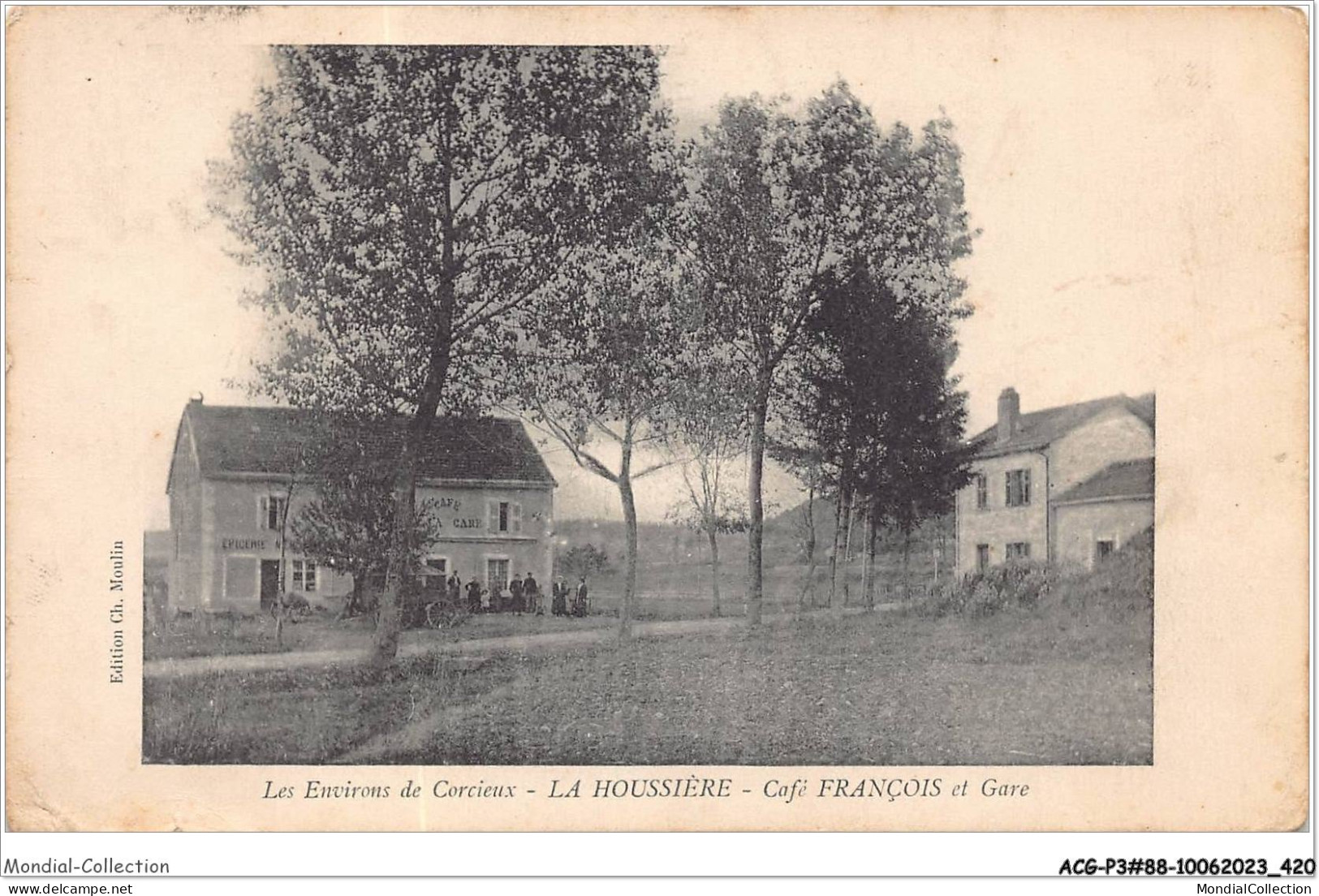 ACGP3-88-0211 - Les Environs De CORCIEUX - La Houssiere - Café Francois Et Gare - Corcieux