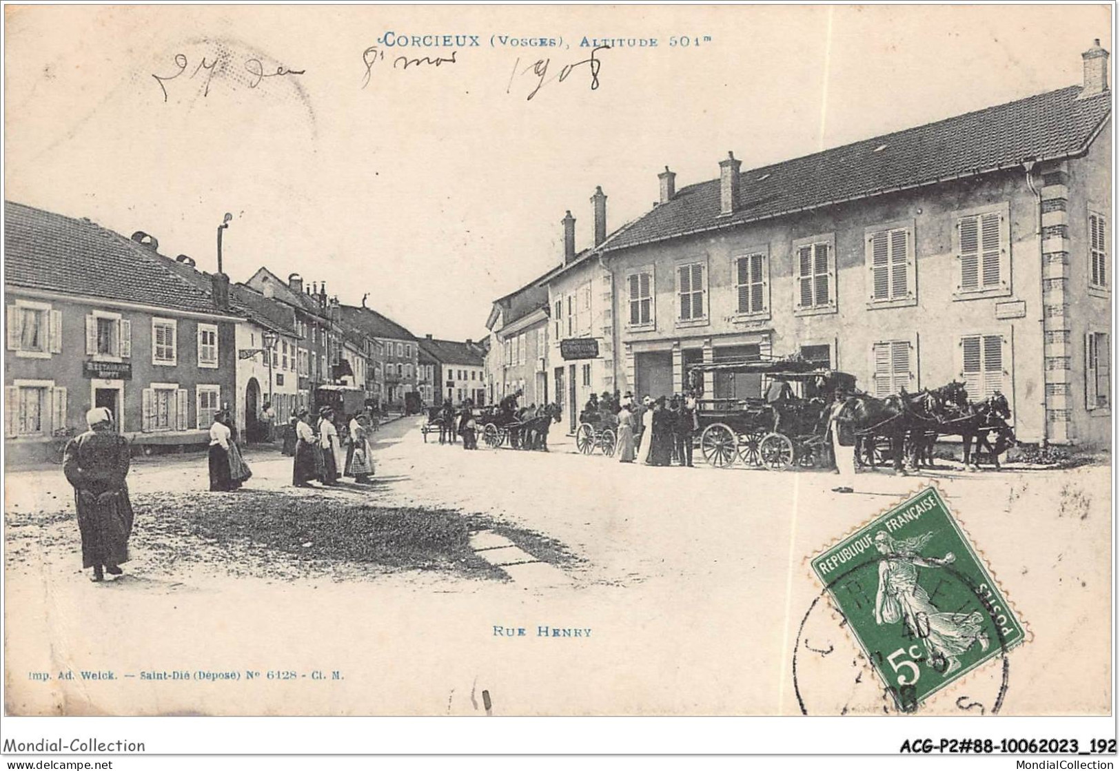 ACGP2-88-0096 - CORCIEUX - Rue Henry - Corcieux