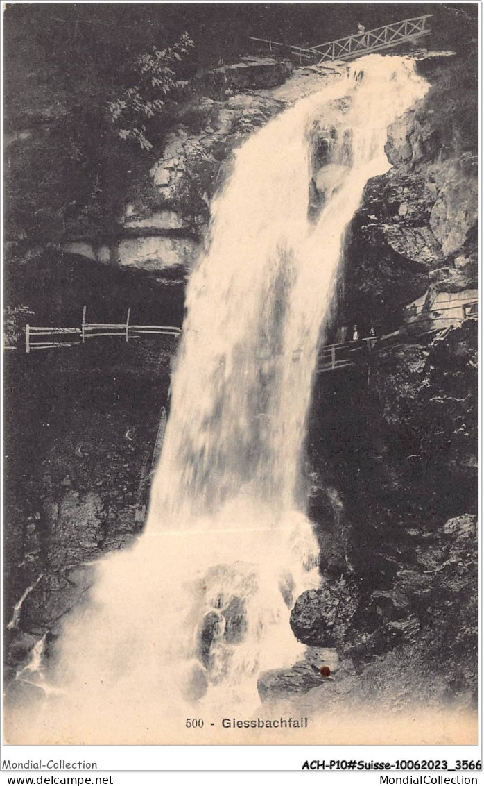 ACH-P10-SUISSE- 0778 - Glessbachfall - Autres & Non Classés