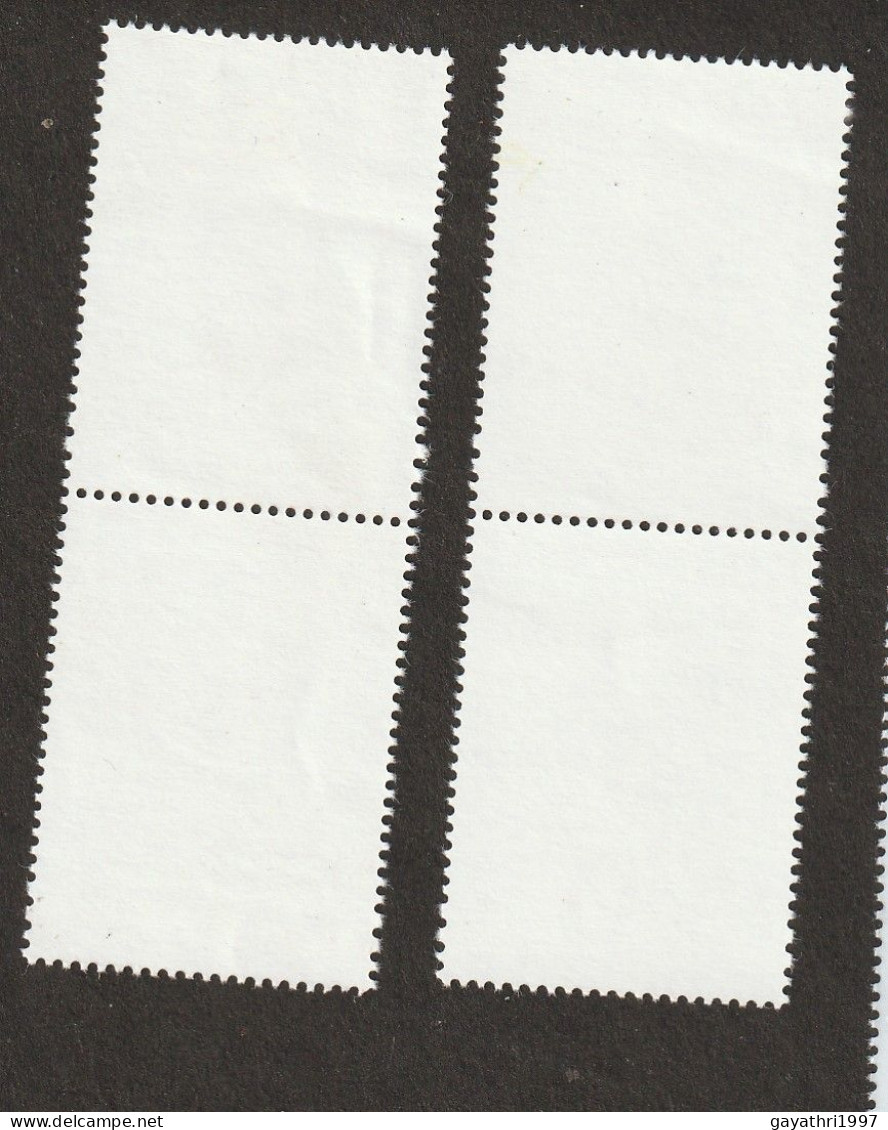 India 2012 M.B. KADADI Black Omitted ERROR  Pair (phila Number 2759) Attached Normal Pair Mint Good Condition (E1) - Abarten Und Kuriositäten