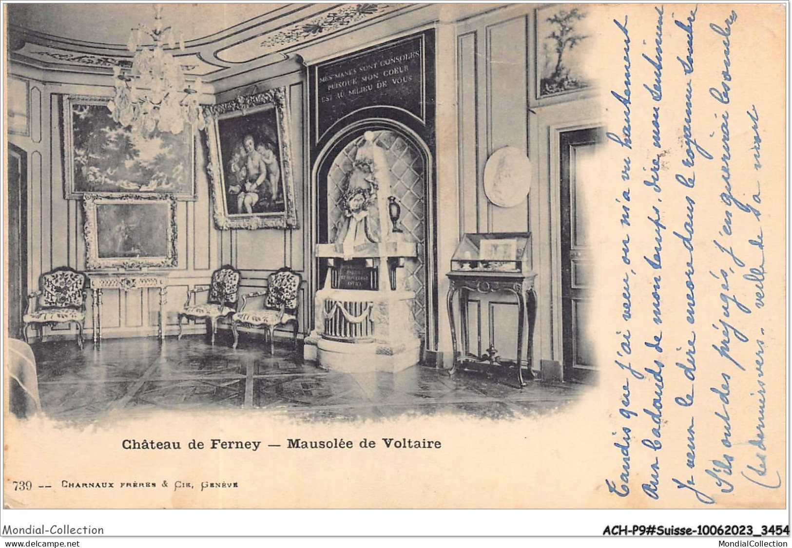 ACH-P9-SUISSE- 0721 - Chateau De Ferney - Mausolee De Voltaire - Autres & Non Classés