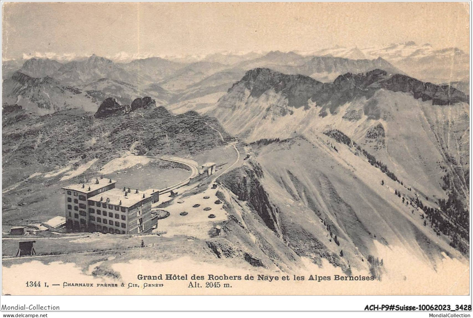 ACH-P9-SUISSE- 0708 - Grand Hotel Des Rochers De Naye Et Les Alpes Bernoises - Autres & Non Classés