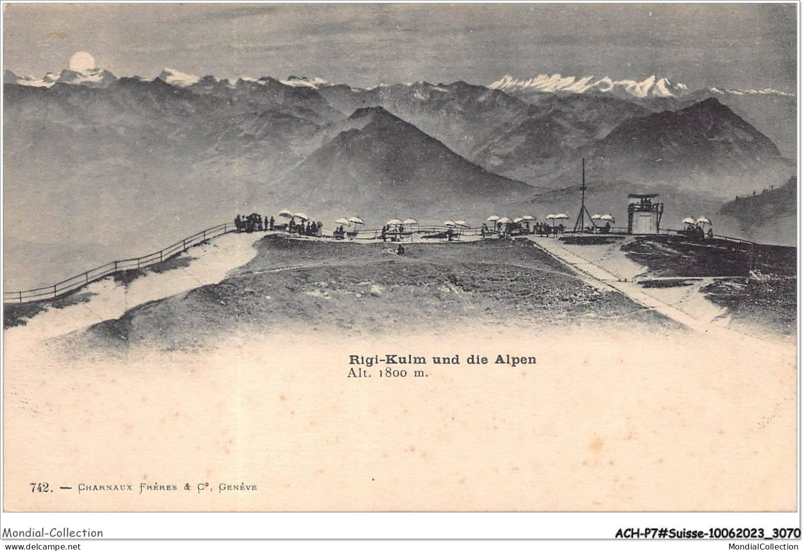 ACH-P7-SUISSE- 0530 - Rigi-kulm Und Die Alpen - Autres & Non Classés