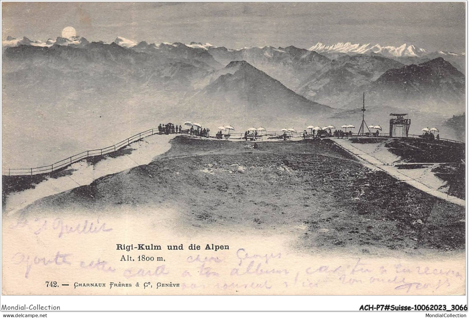 ACH-P7-SUISSE- 0528 - Rigi-kulm Und Die Alpen - Autres & Non Classés