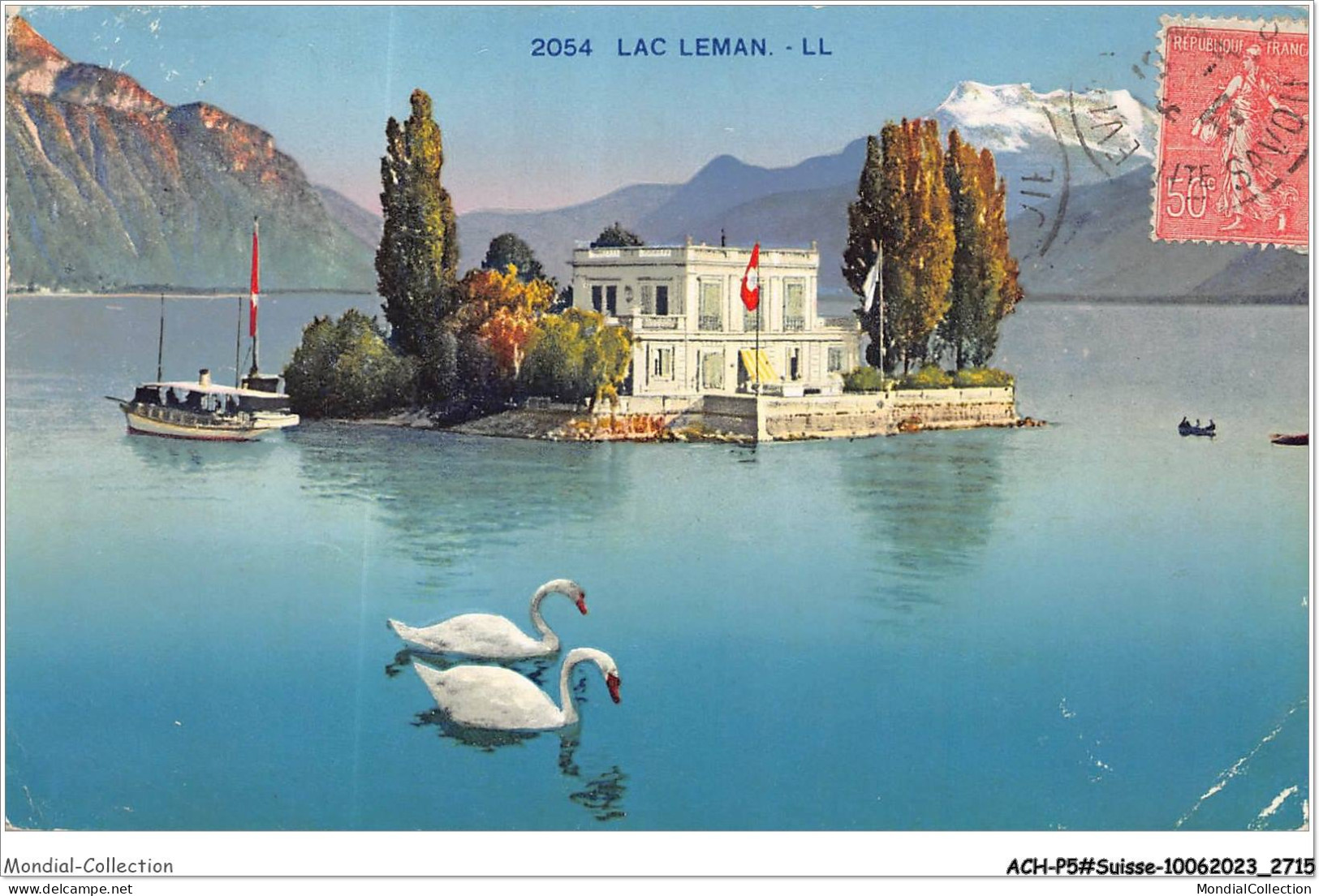 ACH-P5-SUISSE- 0354 - Lac LEMAN - Autres & Non Classés