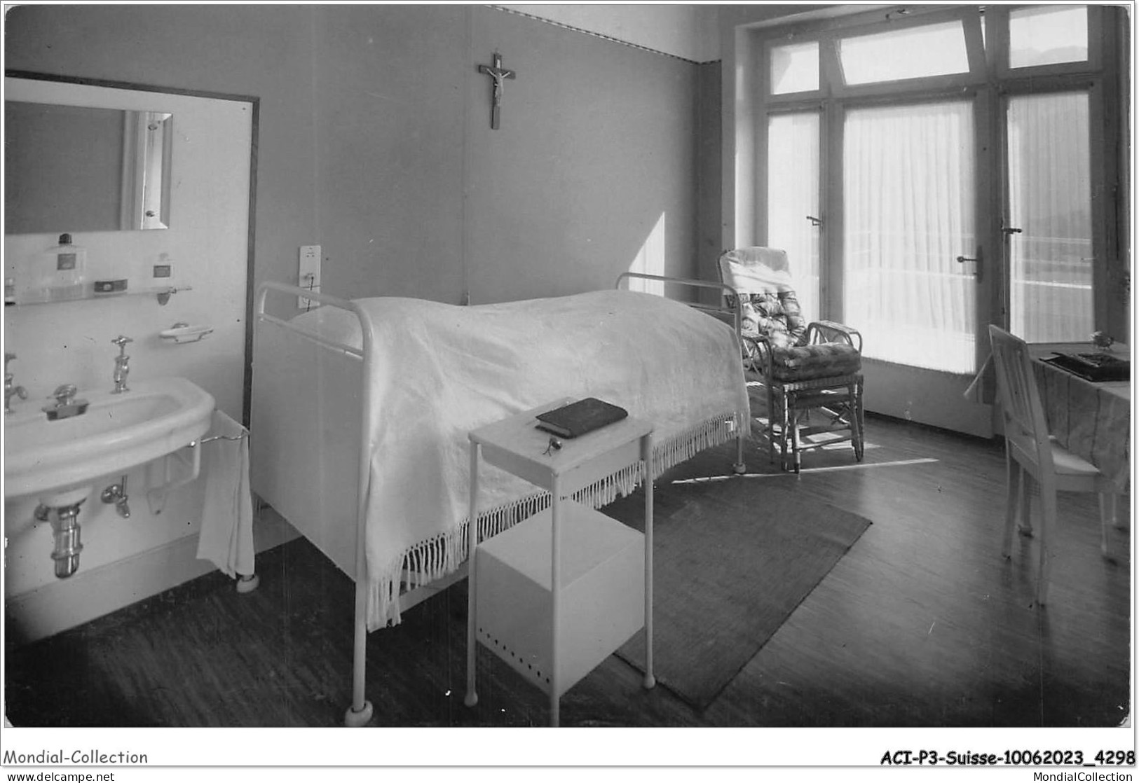 ACIP3-SUISSE-0185 - LE ROSAIRE - LES SCIERNES - CHAMBRE A COUCHER ALBEUVE - Albeuve