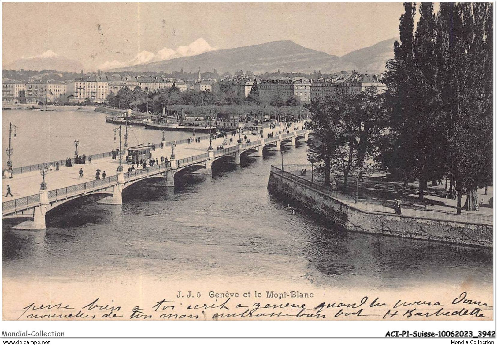 ACIP1-SUISSE-0007 - GENEVE ET LE MONT-BLANC - Genève