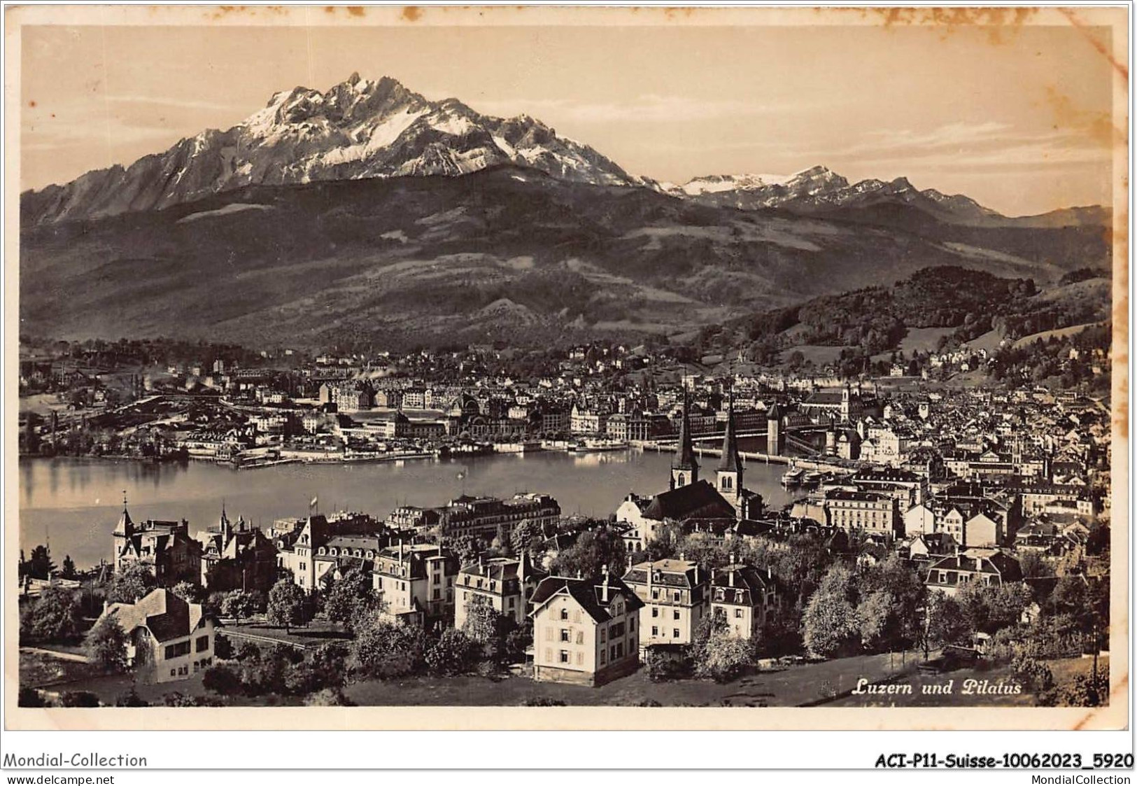 ACIP11-SUISSE-0929 - LUZERN UND PILATUS - Lucerne