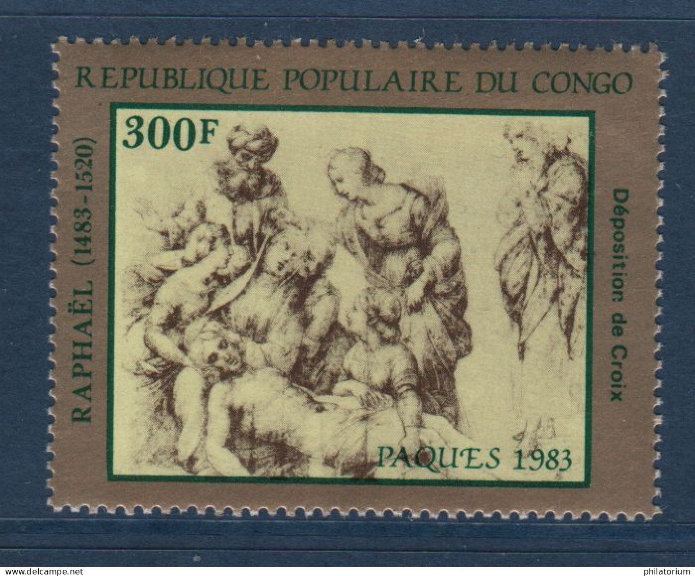 Congo, **, Yv 701, Mi 912, SG 901, Descente De La Croix, Dessins De Raphaël, - Neufs