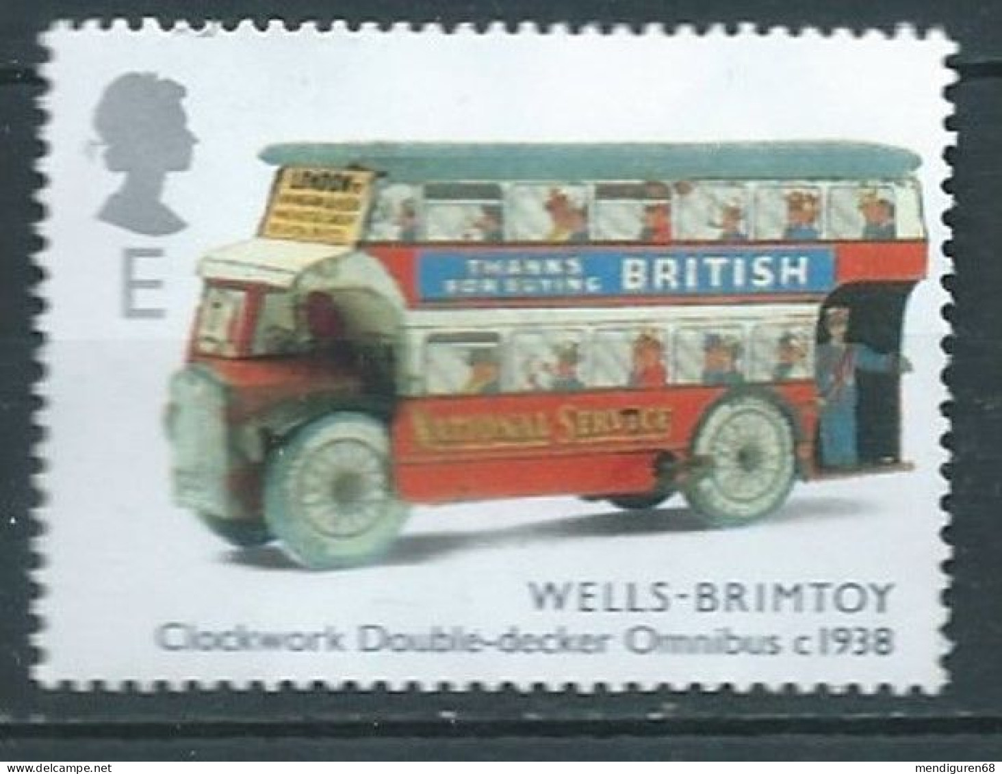 GROSSBRITANNIEN GRANDE BRETAGNE GB 2003 TRANSPORTS OF DELIGHT: DOUBLEDECKER OMNIBUS E SG 2398 SC 2154 MI 2153 YT 2475 - Usati