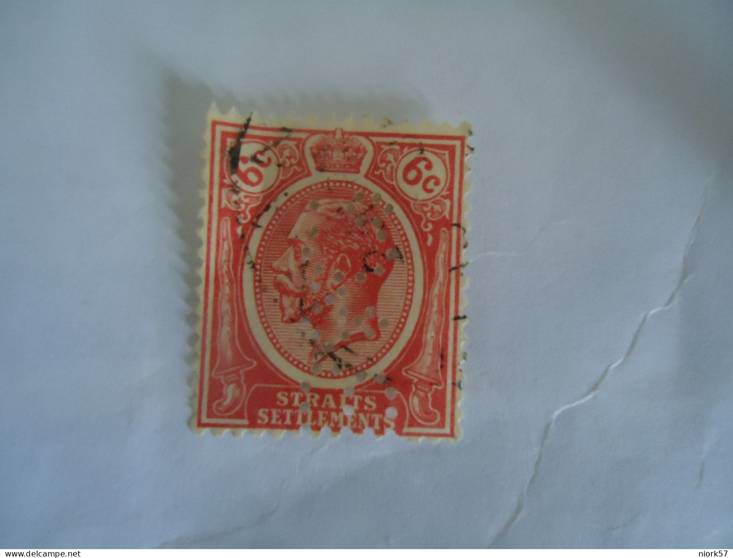 STRAITS SETTLEMENTS USED  STAMPS PERFINS - Straits Settlements