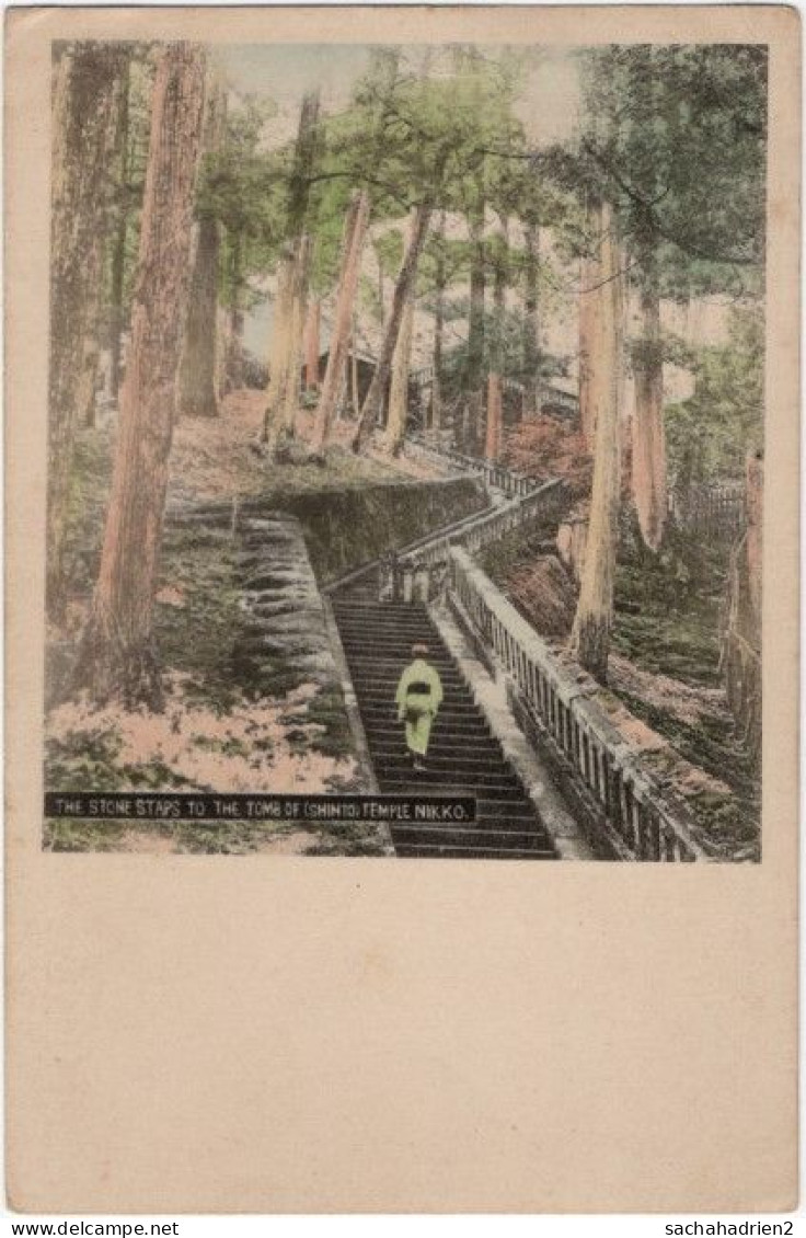 NIKKO. The Stone Staps To The Tomb Of Shinto Temple - Andere & Zonder Classificatie