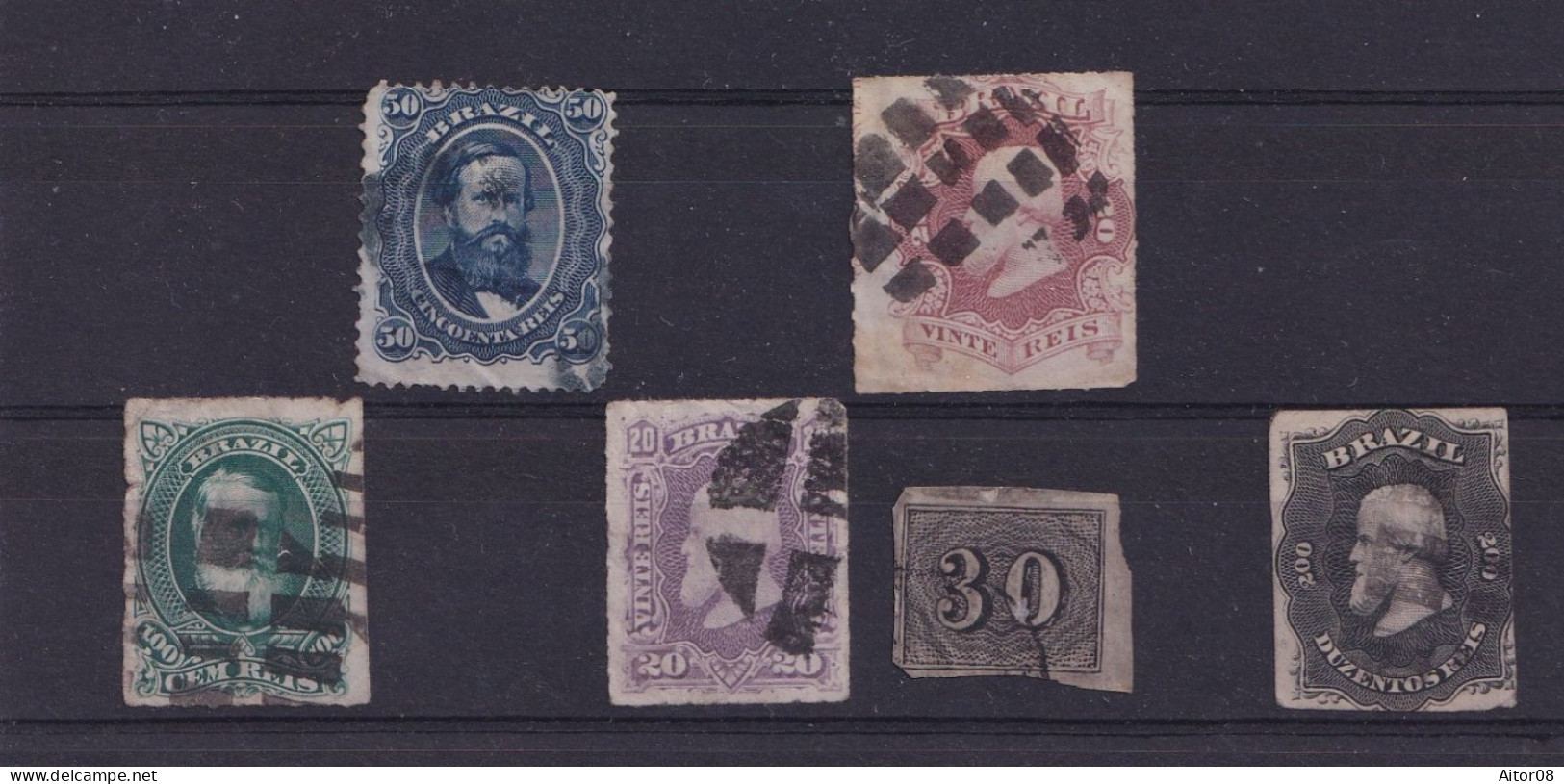 LOT DE TIMBRES  OBLITERES TOUT ETAT DE 1846/79  . INTERESSANT - Used Stamps