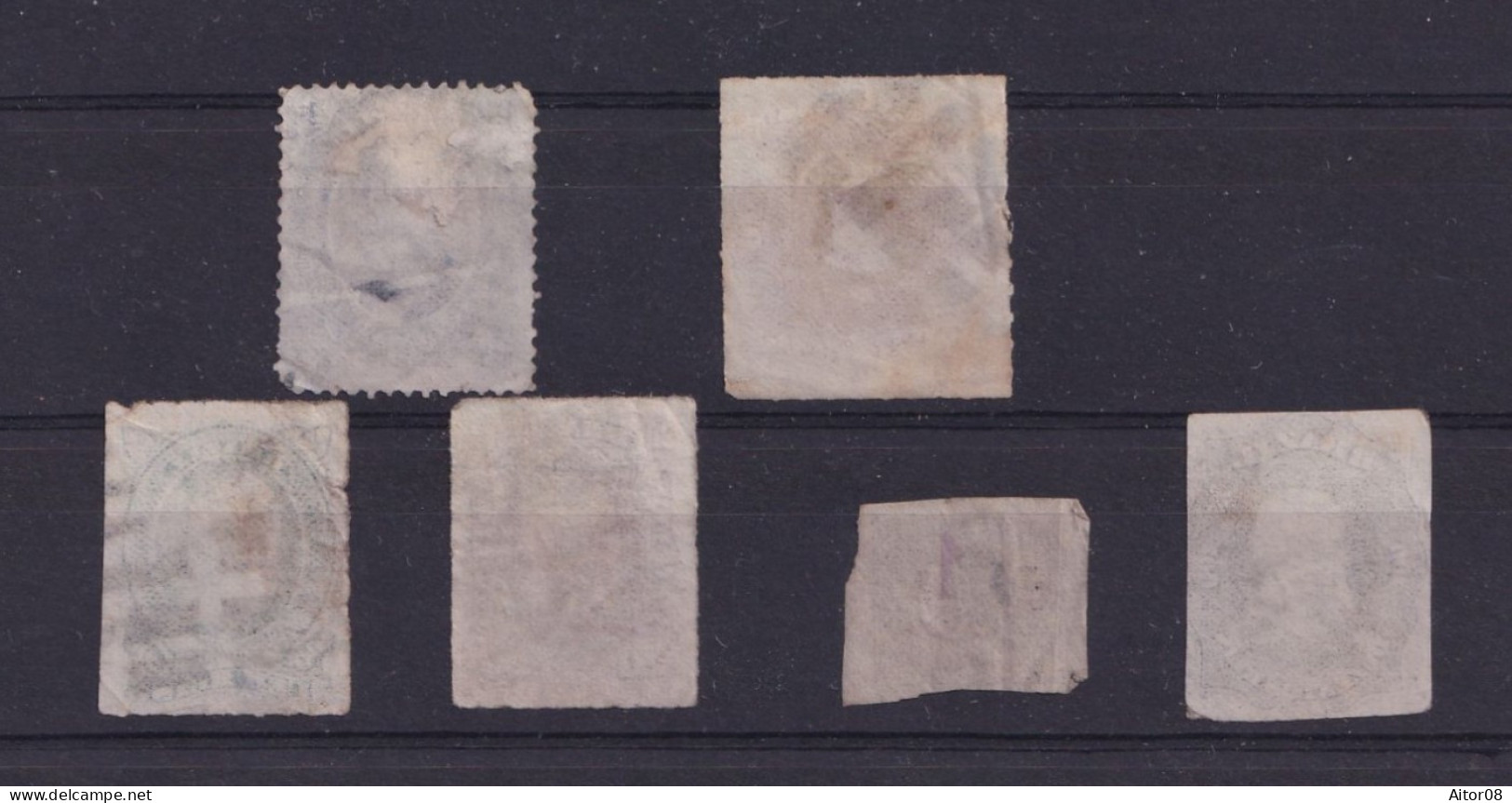 LOT DE TIMBRES  OBLITERES TOUT ETAT DE 1846/79  . INTERESSANT - Oblitérés