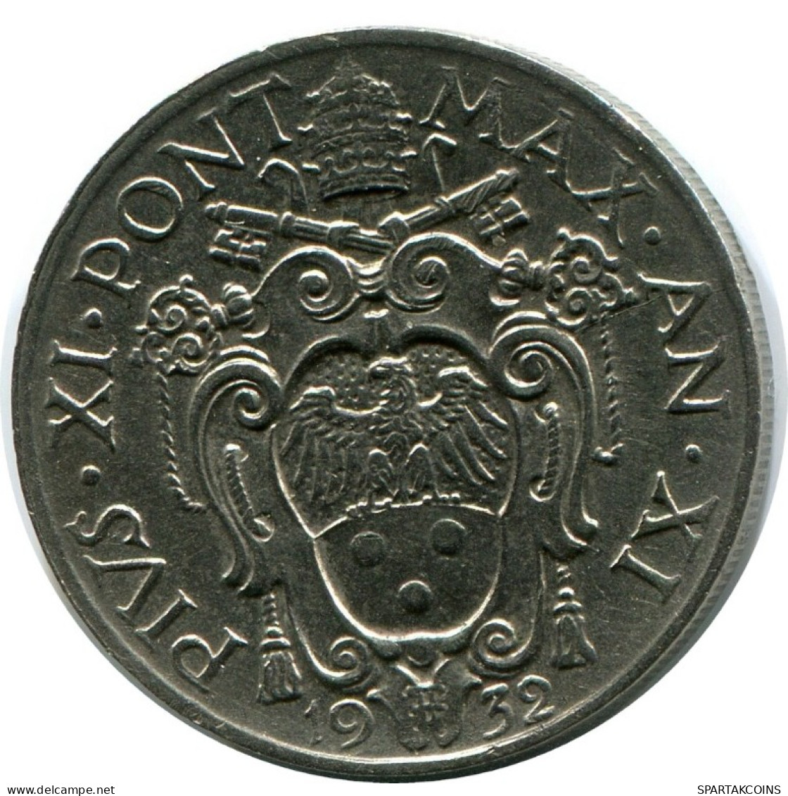 20 CENTESIMI 1932 VATICAN Coin Pius XI (1922-1939) #AH343.16.U.A - Vaticano