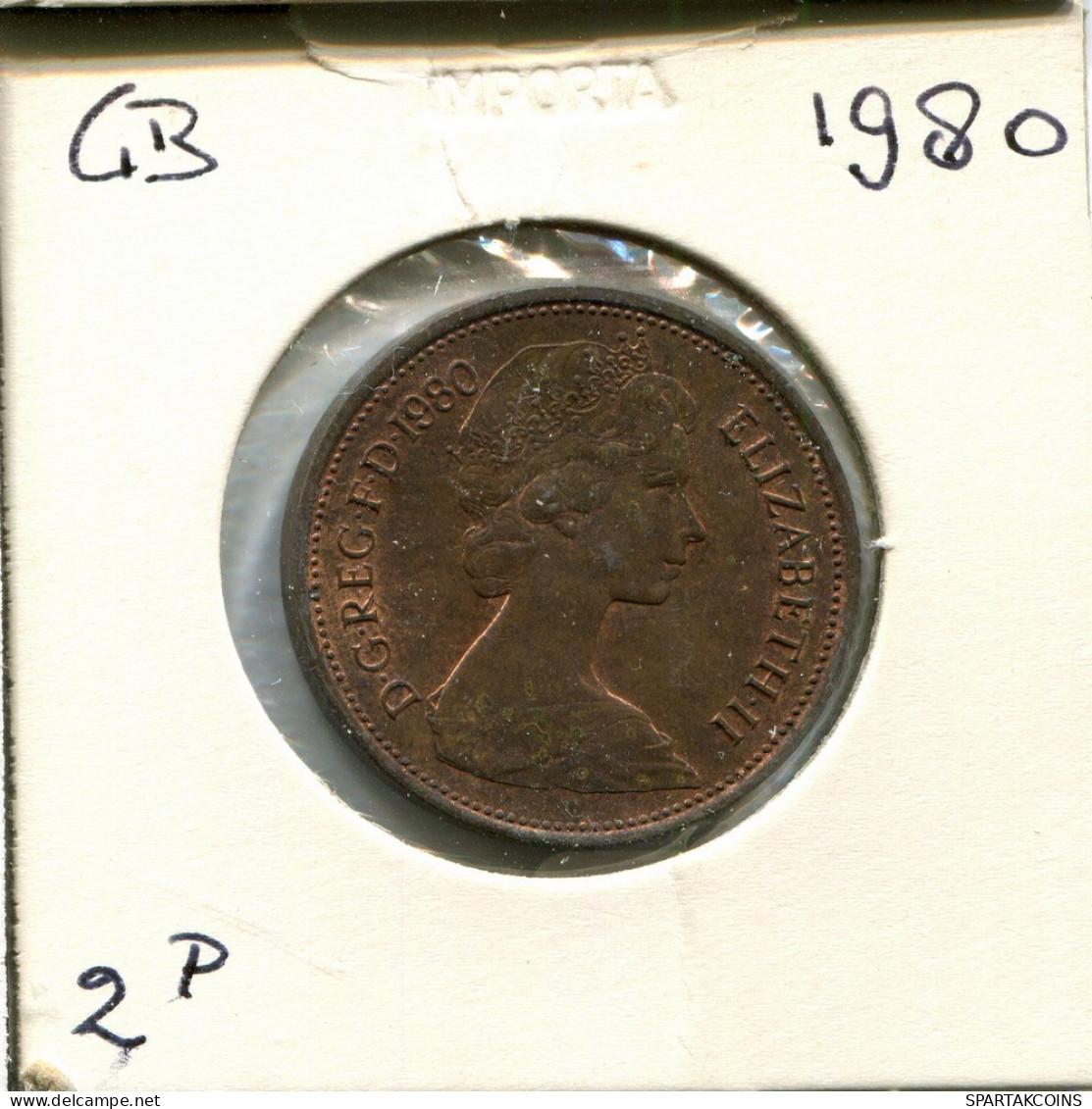 2 NEW PENCE 1980 UK GRANDE-BRETAGNE GREAT BRITAIN Pièce #AU813.F.A - 2 Pence & 2 New Pence