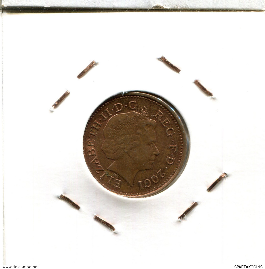 2001 PENNY UK GBAN BRETAÑA GREAT BRITAIN Moneda #AW186.E.A - 1 Penny & 1 New Penny