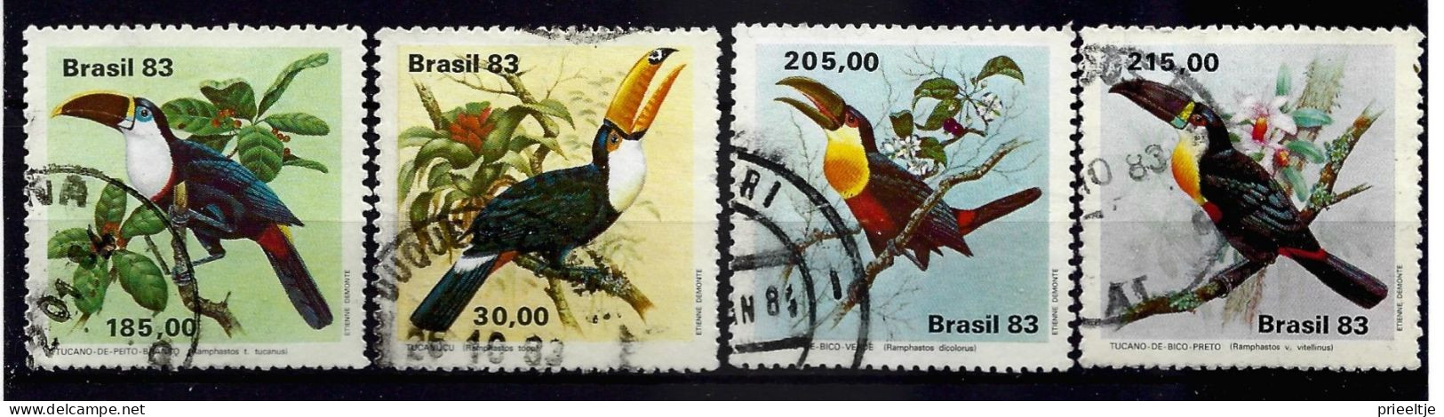 Brasil 2001 Birds  Y.T. 1600/1603 (0) - Oblitérés