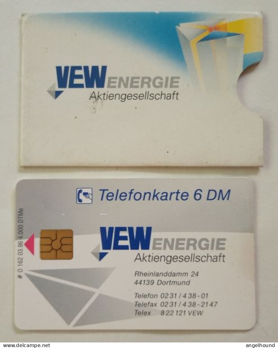 Germany  6DM  MINT O 162  VEW Energie  Dortmund    Only 4,000 Issued - O-Series: Kundenserie Vom Sammlerservice Ausgeschlossen