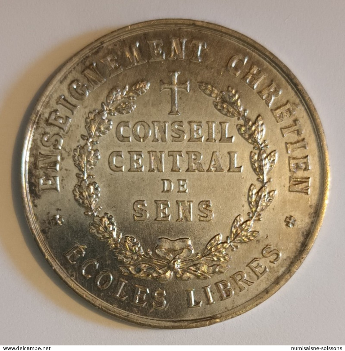 89 - CONSEIL CENTRAL DE SENS - CONCOURS GENERAL ENTRE LES ECOLES DU DIOCESE - ENSEIGNEMENT CHRETIEN - 1911 - TTB+ - Other & Unclassified