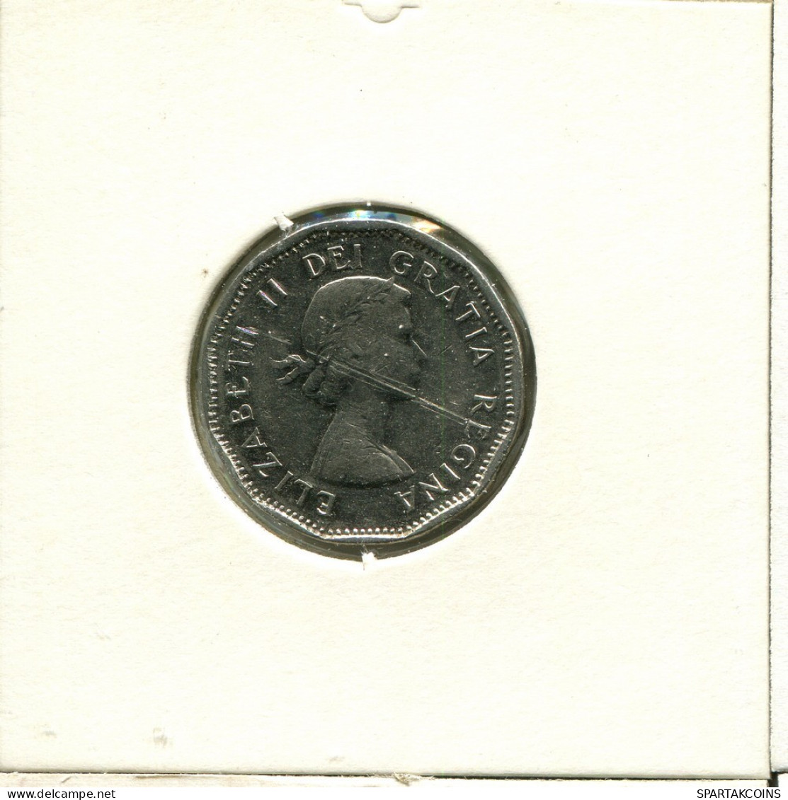 5 CENTS 1960 CANADA Coin #AU170.U.A - Canada