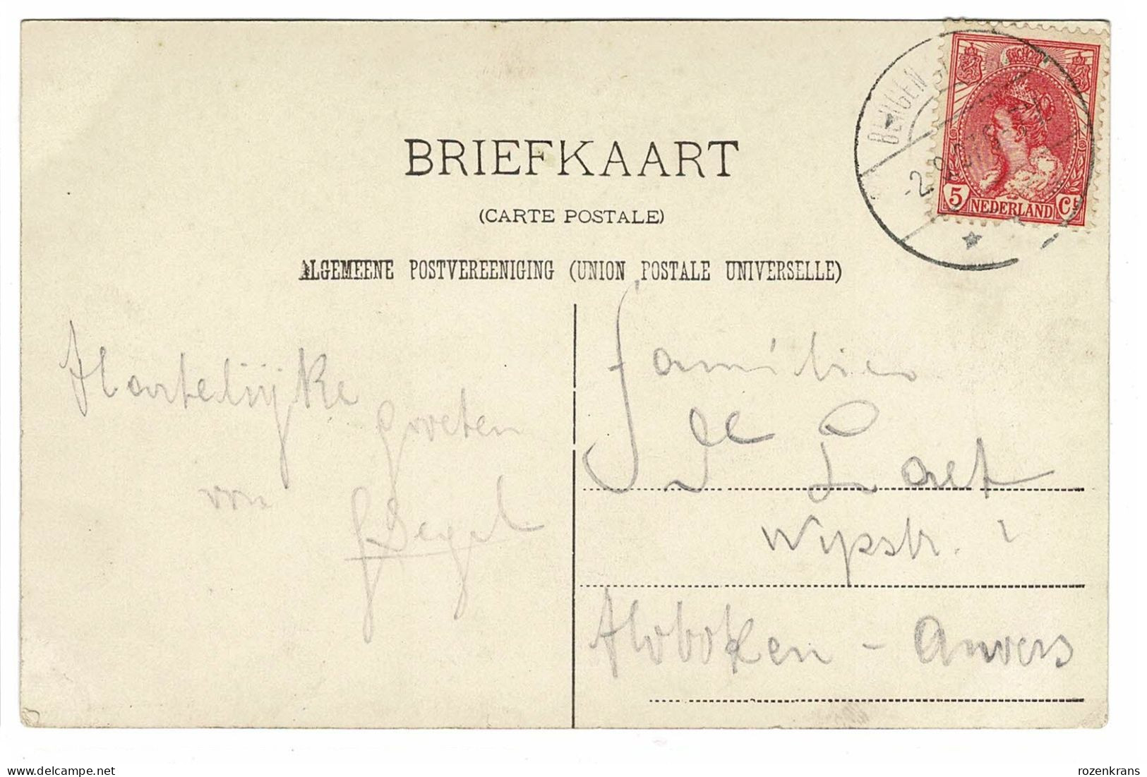 Bergen Op Zoom Noord-Brabant Havendijk 1907 (In Zeer Goede Staat) - Bergen Op Zoom