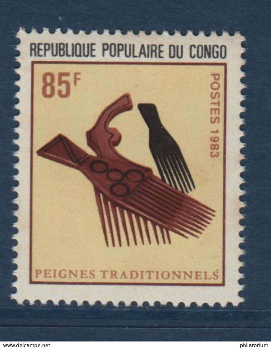 Congo, **, Yv 707, Mi 916, SG 905, Peigne Traditionnel, - Nuevas/fijasellos