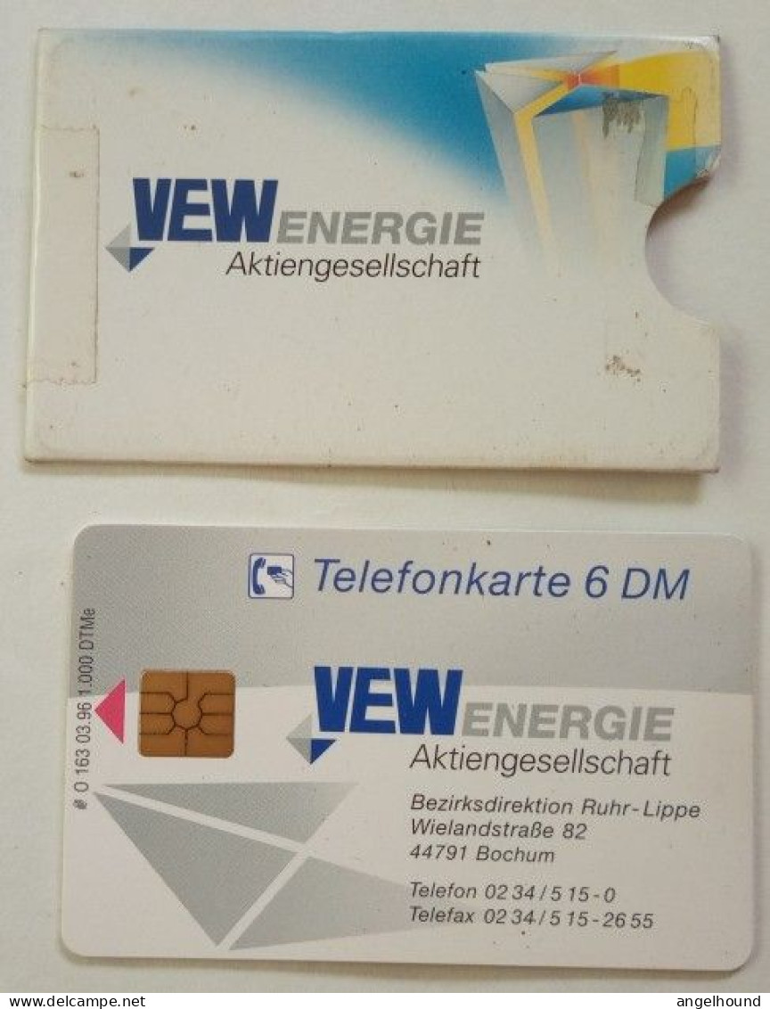 Germany  6DM MINT O 163  3.96 1000 Mintage - Vew Energie Bochum - O-Series: Kundenserie Vom Sammlerservice Ausgeschlossen