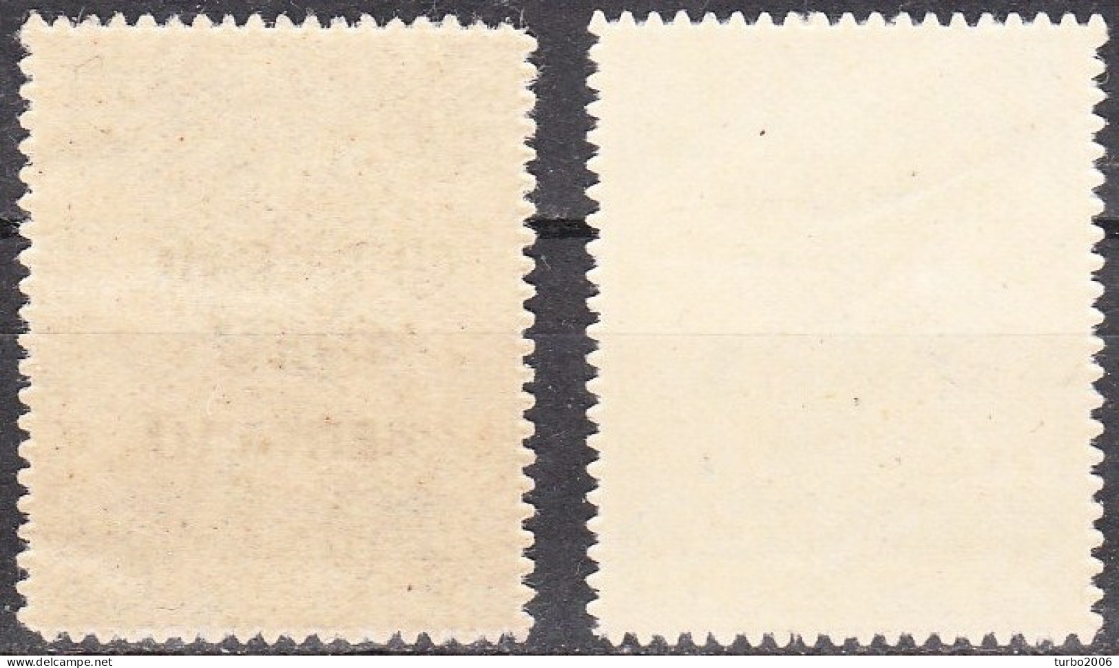 GREECE 1923 1922 Overprint 10 L / 40 L Blue Campaign POROUS PAPER Vl. 399 A MNH - Unused Stamps