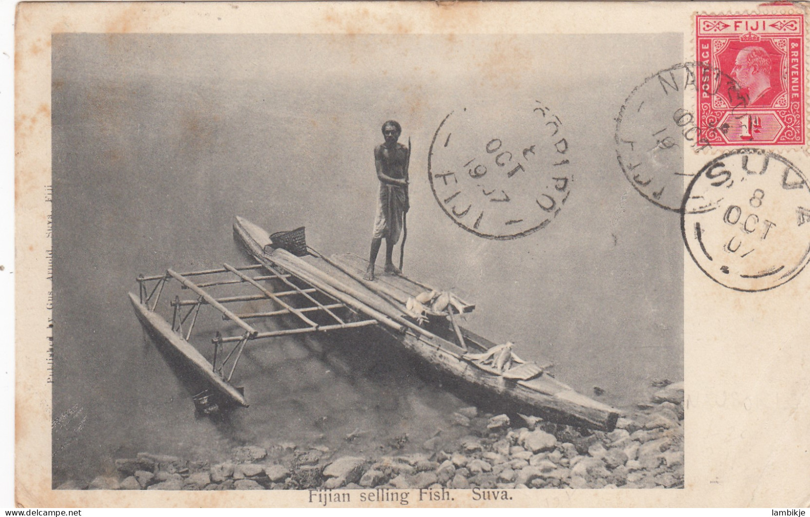 Fiji Islands Postcard 1907 - Fidji (1970-...)