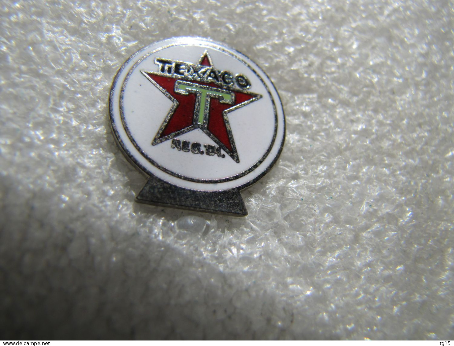 RARE  PIN'S  CARBURANTS  TEXACO   Email Grand Feu - Fuels